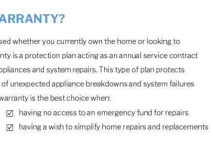 how does home warranty work